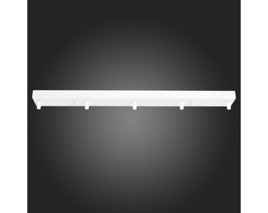 SL001.513.05 Потолочное крепление на 5 ламп (прямоугольное) ST-Luce Белый