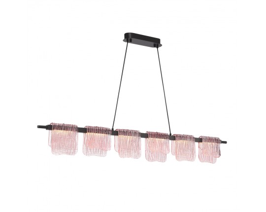 SL6021.403.36 Светильник подвесной ST-Luce черный/розовый LED 1*36W 3000K