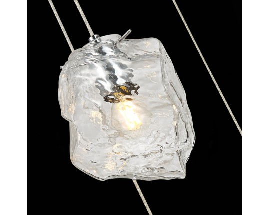 SL1175.103.05 Светильник подвесной ST-Luce Хром/Прозрачный E14 5*40W