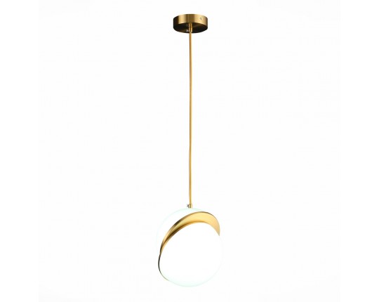 SL1164.303.01 Светильник подвесной ST-Luce Латунь/Белый E27 1*60W