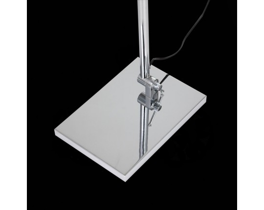 SL460.105.01 Торшер ST-Luce Хром/Белый E27 1*60W (из 2-х коробок)