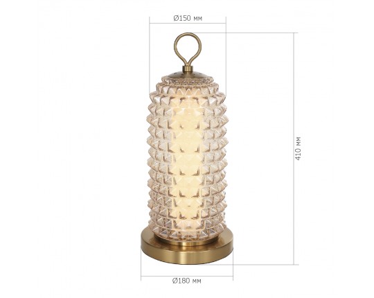 SL6144.304.01 Прикроватная лампа ST-Luce латунь/Шампань LED 1*12W 4000K