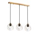 SLE103103-03 Светильник подвесной Золотистый/Прозрачный E27 3*60W
