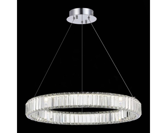 SL1622.113.01 Люстра подвесная ST-Luce Хром/Прозрачный LED 1*68W 4000K