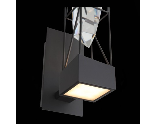 SL815.301.01 Бра ST-Luce Серый графит/Серый графит, Прозрачный LED 1*6W 4000K