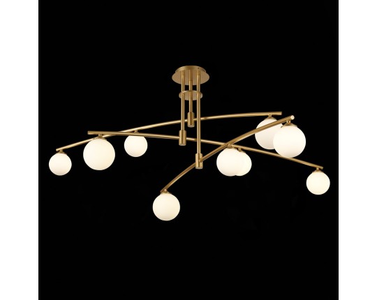 SL1208.302.09 Светильник потолочный ST-Luce Золотистый/Белый G9 9*5W