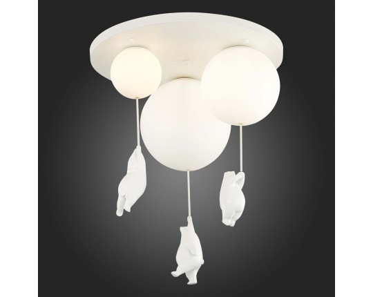 SLE115402-03 Светильник потолочный Белый/Белый E27/G9 3*160W