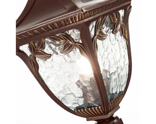 SL083.705.01 Светильник уличный наземный ST-Luce Кофейный/Кофейный, Прозрачный E27 1*60W