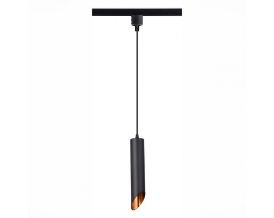 ST152.406.01 Светильник трековый Черный GU10 1*50W IP20 D60xH300 220V Без ламп