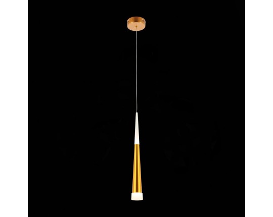 SLE200103-01 Светильник подвесной Золотистый/Золотистый, Белый LED 1*7W 3000K