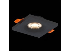 ST205.418.01 Св-к встр. Черный GU10 1*50W  L94xW94xH27 220V Без ламп