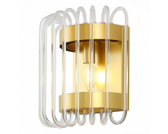 SL1228.201.01 Бра ST-Luce Золотистый/Прозрачный E14 1*40W