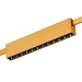 ST816.206.12 Магнитный трековый светильник FARM Золотистый LED 1*12W 3000K 706Lm Ra90 40 IP20 L232xW
