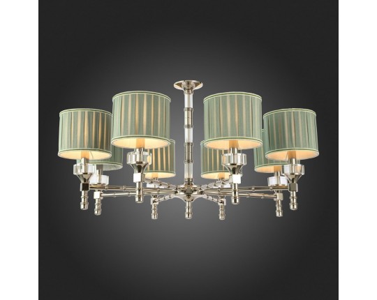 SL1121.103.08 Люстра подвесная ST-Luce Никель/Оливковый E14 8*40W