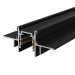 ST1004.429.12 Шинопровод магнитный встраиваемый под ГКЛ 12мм ST-Luce Черный L2000мм(заглушки в комп)