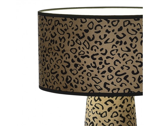 SL1354.614.01 Прикроватная лампа ST-Luce Леопардовый/Леопардовый, Черный E27 1*40W