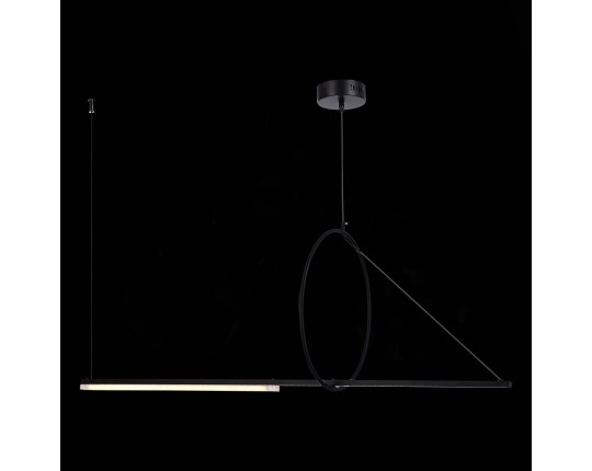SL6113.403.01 Светильник подвесной ST-Luce Черный LED 1*12W 3000K