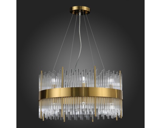 SL1158.303.16 Люстра подвесная ST-Luce Латунь/Латунь, Прозрачный G9 16*5W