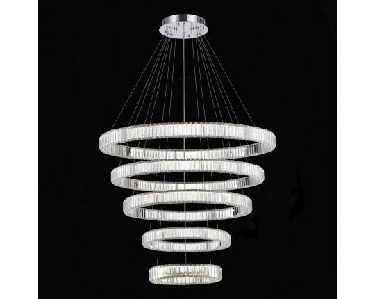 SL1622.113.05 Люстра подвесная ST-Luce Хром/Прозрачный LED 1*285W 4000K