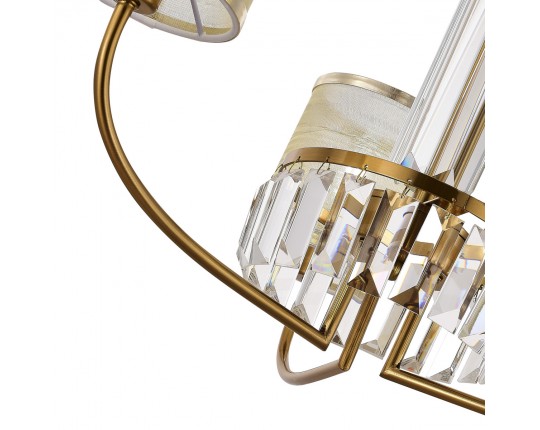 SLE1119-303-03 Светильник подвесной Латунь/Шампань E14 3*40W