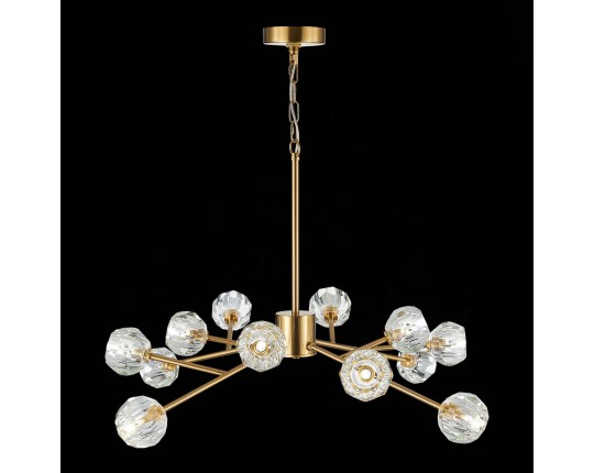 SL1166.303.12 Светильник подвесной ST-Luce Латунь/Прозрачный G9 LED 12*5W