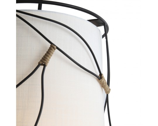 SL6228.403.01 Светильник подвесной ST-Luce Черный/Бежевый E27 1*60W