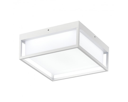 SL9517.502.01 Светильник уличный потолочный ST-Luce белый/белый LED 1*20W 3000K/4000K/5000K