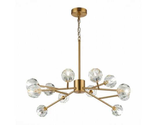 SL1166.303.12 Светильник подвесной ST-Luce Латунь/Прозрачный G9 LED 12*5W