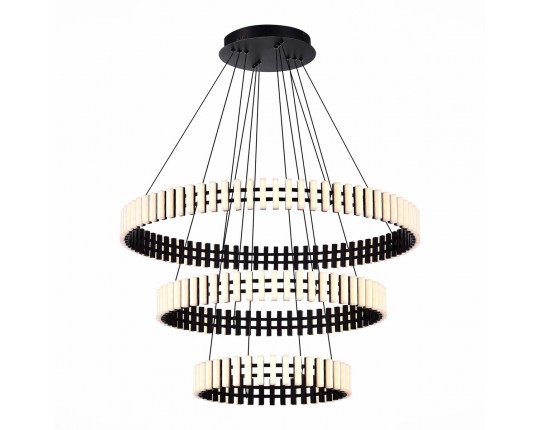 SL6203.403.105 Люстра подвесная ST-Luce Черный/Белый LED 1*105W 3000K