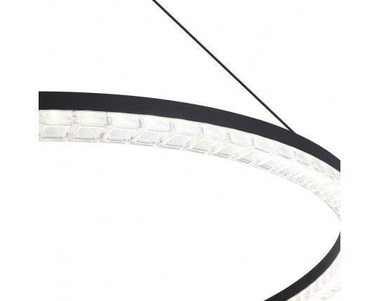 SL1018.413.01 Светильник подвесной ST-Luce черный/прозрачный LED 1*54W 4000K