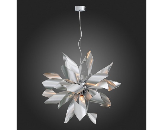 SL453.003.06E Люстра подвесная ST-Luce Алюминий/Алюминий E14 6*40W