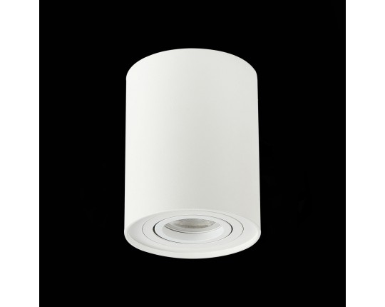 ST108.517.01 Светильник потолочный Белый GU10 1*50W  IP20 D98xH124 220V Без ламп