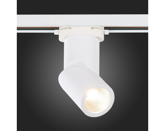 ST650.546.10 Св-к трек. Белый LED 1*10W 4000K 800Lm Ra>90 38° IP20 D60xH190 165-265V