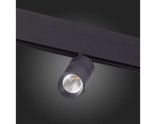 ST365.446.07 Магнитный трековый светильник Черный LED 1*7W 4000K 595Lm Ra>90 36° IP20 D44xH90 48V