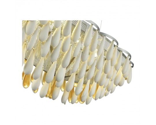 SL1517.103.08 Светильник подвесной ST-Luce Серебристый/Белый, Золотистый E14 8*40W