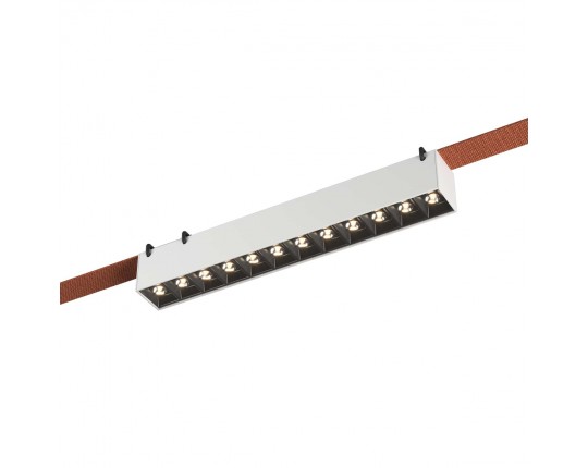 ST455.536.12 Св-к трек. Белый LED 1*12W 3000K 1 060Lm Ra90 24/40 IP20 L323xW40xH45 48V