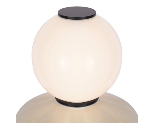 SL6134.411.01 Светильник настенный ST-Luce черный/желтый, опаловый LED 1*8W 3000K