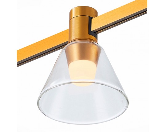 ST814.246.03 Магнитный трековый светильник FARM Золотистый LED 1*3W 4000K 89Lm Ra90 120 IP20 D90xH1