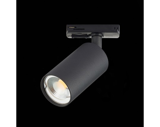 ST300.406.01 Св-к трек. Черный GU10 1*50W  IP20 L100xW54xH142 220V Без ламп