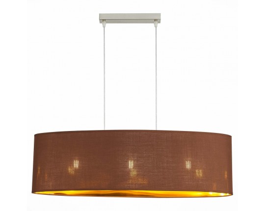 SLE300583-03 Светильник подвесной Никель/Золотистый, Коричневый E27 3*40W