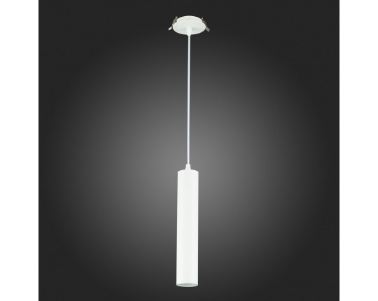 ST151.508.01 Встраиваемый подвесной светильник Белый GU10 1*50W  IP20 D54xH290 220V Без ламп