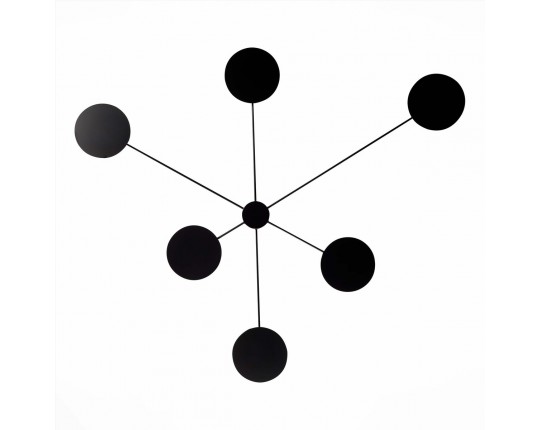 SL6006.402.06 Светильник потолочный ST-Luce Черный/Черный LED 6*5W 3000K