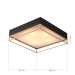SL1127.422.05 Светильник потолочный ST-Luce Черный, Матовое золото/Белый E27 5*40W