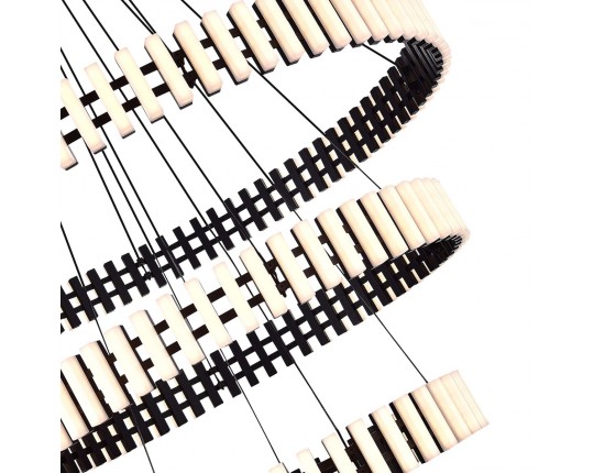 SL6203.403.105 Люстра подвесная ST-Luce Черный/Белый LED 1*105W 3000K