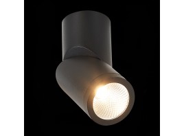 ST650.432.10 Светильник потолочный Черный LED 1*10W 3000K 800Lm Ra>90 38° IP44 D62xH151 165-265V