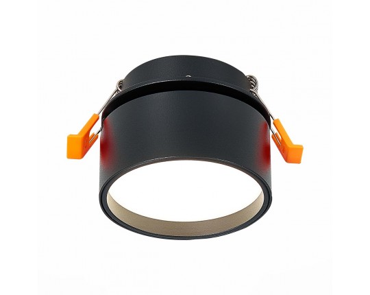 ST651.448.09 Встраиваемый поворотный светильник Черный LED 1*9W 4000K 720Lm Ra>90 120° IP20 D85xH68