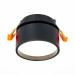 ST651.448.09 Встраиваемый поворотный светильник Черный LED 1*9W 4000K 720Lm Ra>90 120° IP20 D85xH68