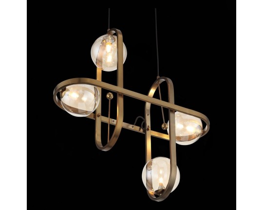 SL1201.203.04 Светильник подвесной ST-Luce Бронзовый/Коньячный G9 4*5W