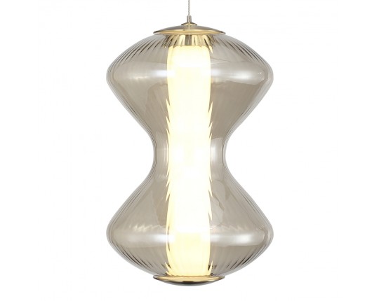 SL6136.203.01 Светильник подвесной ST-Luce золото/коньячный LED 1*6W 3000K