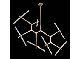 SL947.202.14 Люстра потолочная ST-Luce Золотистый/Белый G9 14*5W